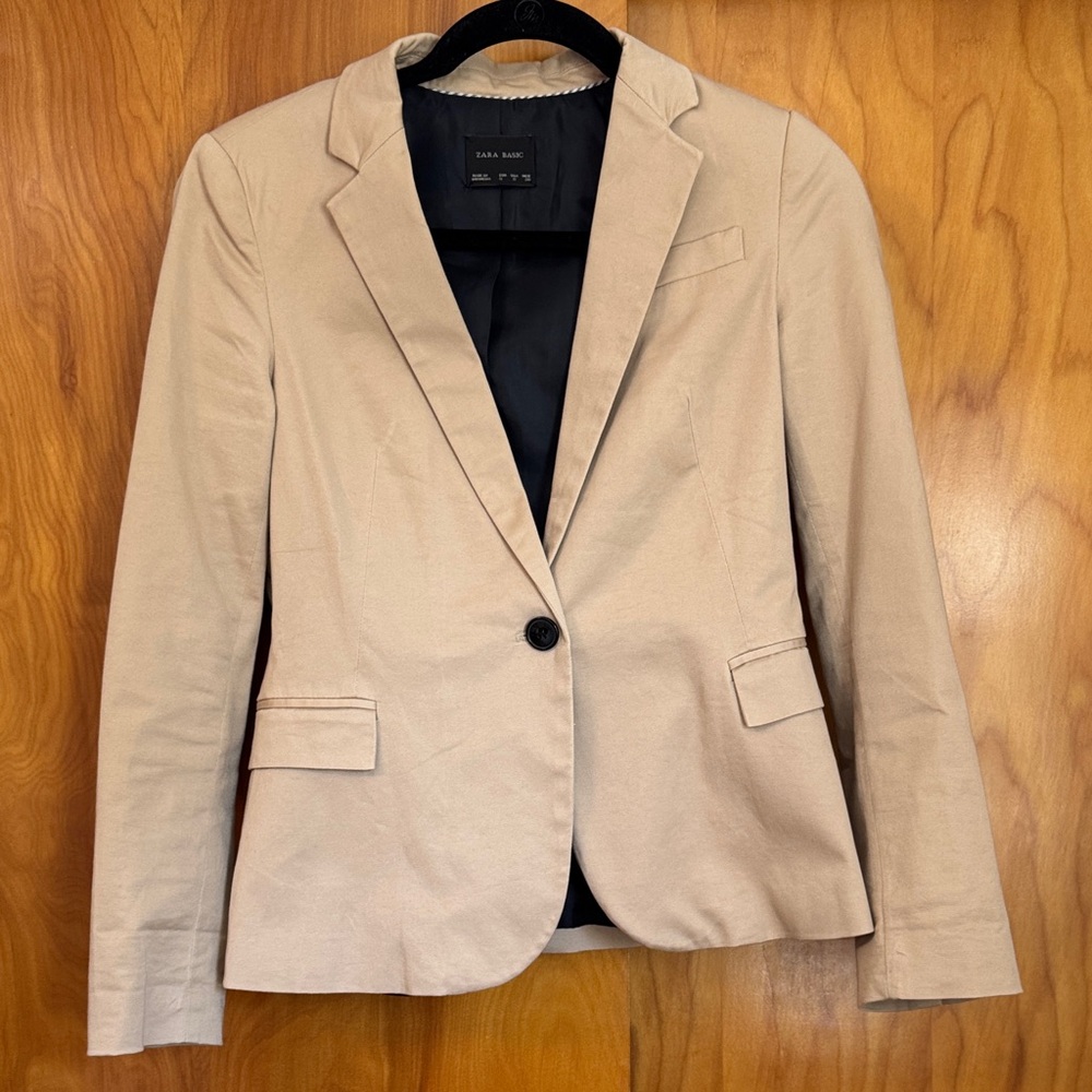 Zara Beige Women's Blazer